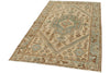 4x7 Beige and Light Blue Persian Traditional Rug