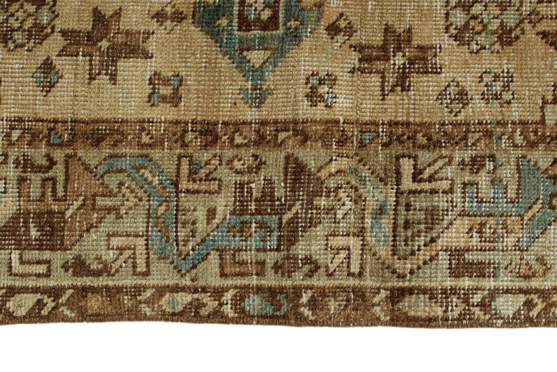 4x7 Beige and Light Blue Persian Traditional Rug