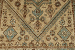 4x7 Beige and Light Blue Persian Traditional Rug
