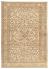 4x5 Ivory and Brown Persian Traditional Rug