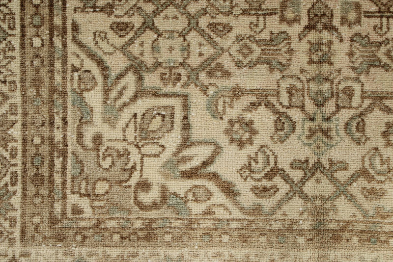 4x5 Ivory and Brown Persian Traditional Rug