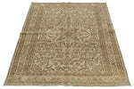 4x5 Ivory and Brown Persian Traditional Rug