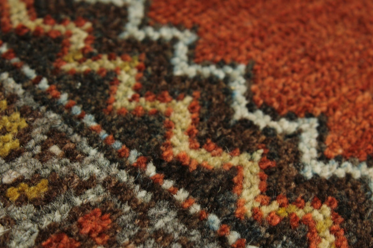 4x7 Red and Brown Persian Traditional Rug