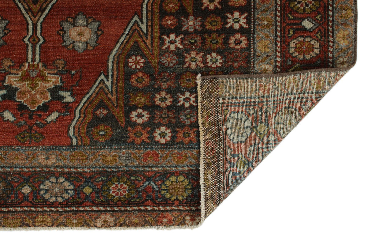 4x7 Red and Brown Persian Traditional Rug