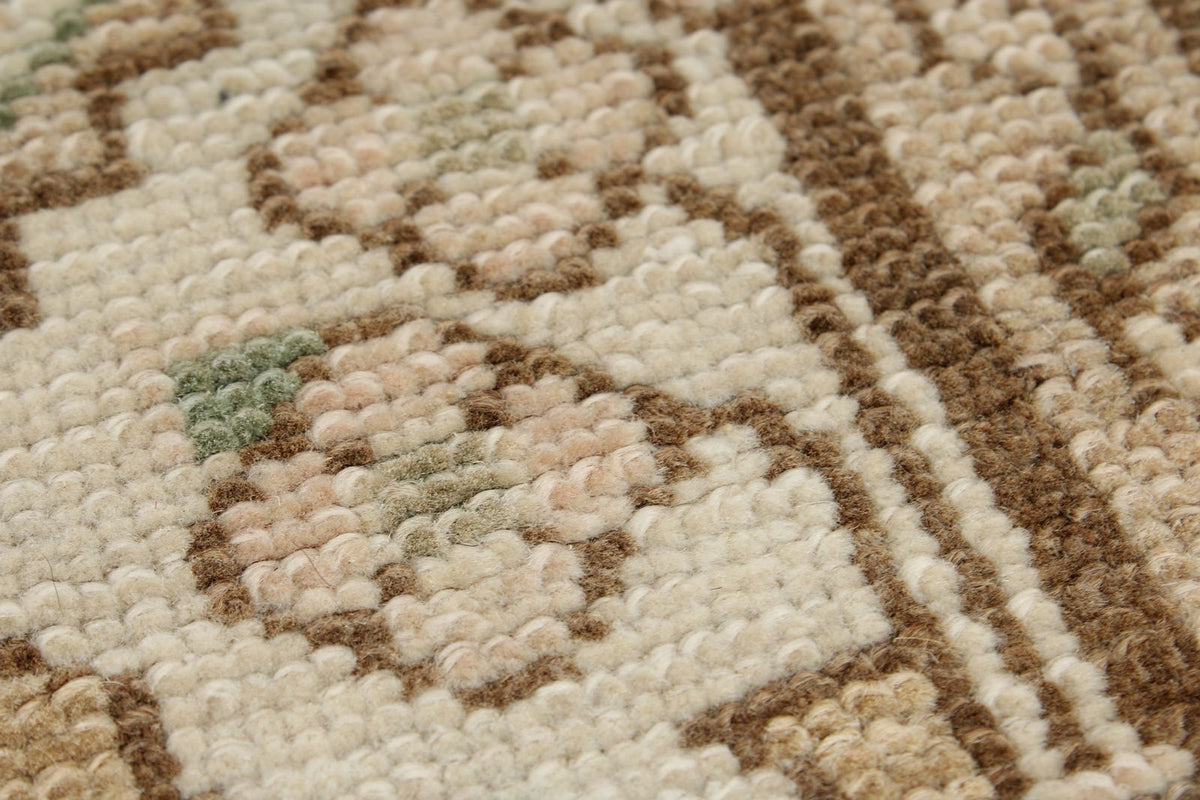 3x13 Brown and Ivory Persian Traditional Runner