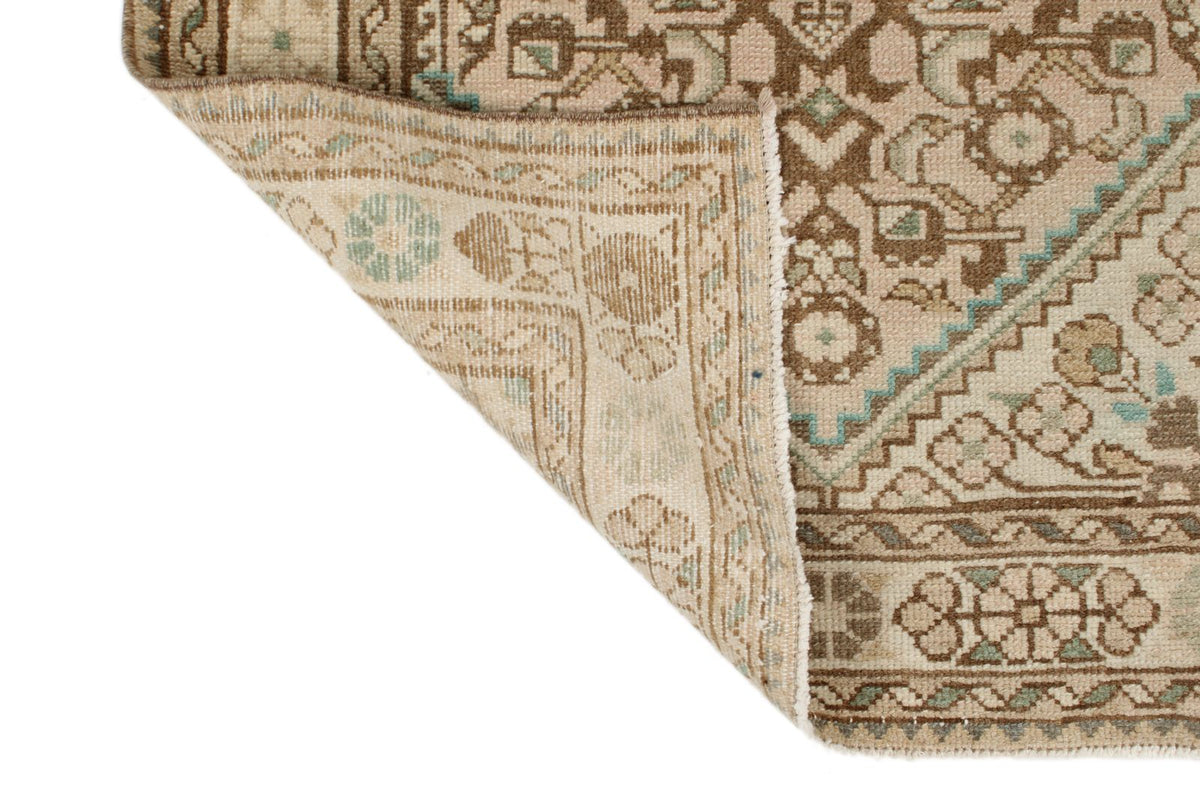 3x13 Brown and Ivory Persian Traditional Runner