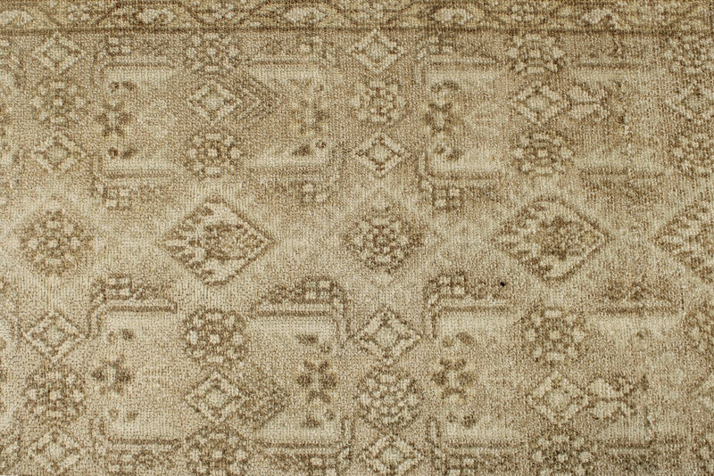 3x17 Gray and Ivory Persian Runner