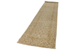3x17 Gray and Ivory Persian Runner
