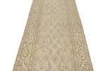 3x17 Gray and Ivory Persian Runner