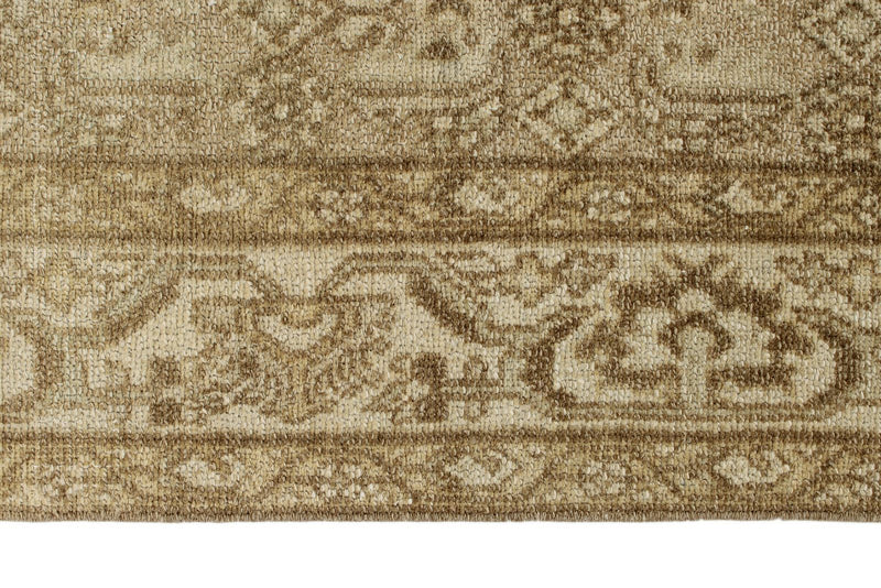 3x17 Gray and Ivory Persian Runner