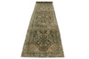 3x15 Green and Blue Turkish Persian Runner