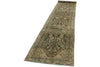 3x15 Green and Blue Turkish Persian Runner