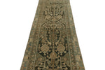 3x15 Green and Blue Turkish Persian Runner