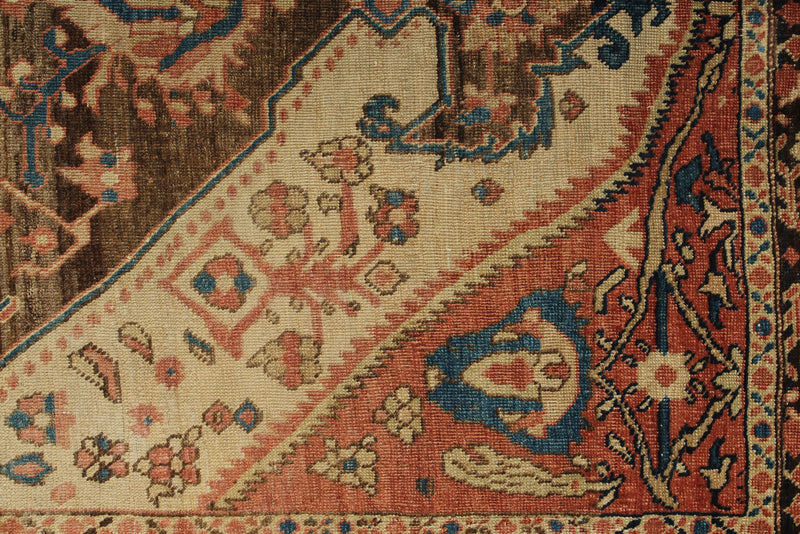3x5 Ivory and Brown Persian Traditional Rug