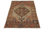3x5 Ivory and Brown Persian Traditional Rug