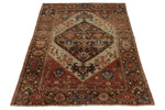 3x5 Ivory and Brown Persian Traditional Rug
