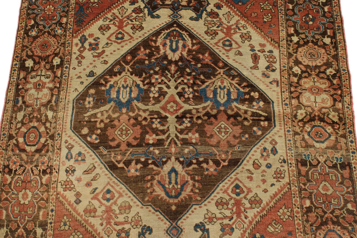 3x5 Ivory and Brown Persian Traditional Rug