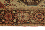3x5 Ivory and Brown Persian Traditional Rug