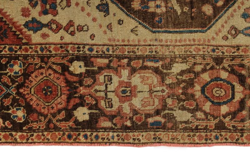 3x5 Ivory and Brown Persian Traditional Rug