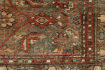 4x13 Light Blue and Ivory Persian Traditional Runner