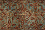 4x13 Light Blue and Ivory Persian Traditional Runner