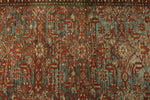 4x13 Light Blue and Ivory Persian Traditional Runner