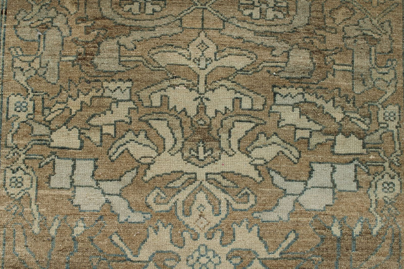 3x16 Brown and Ivory Persian Traditional Runner