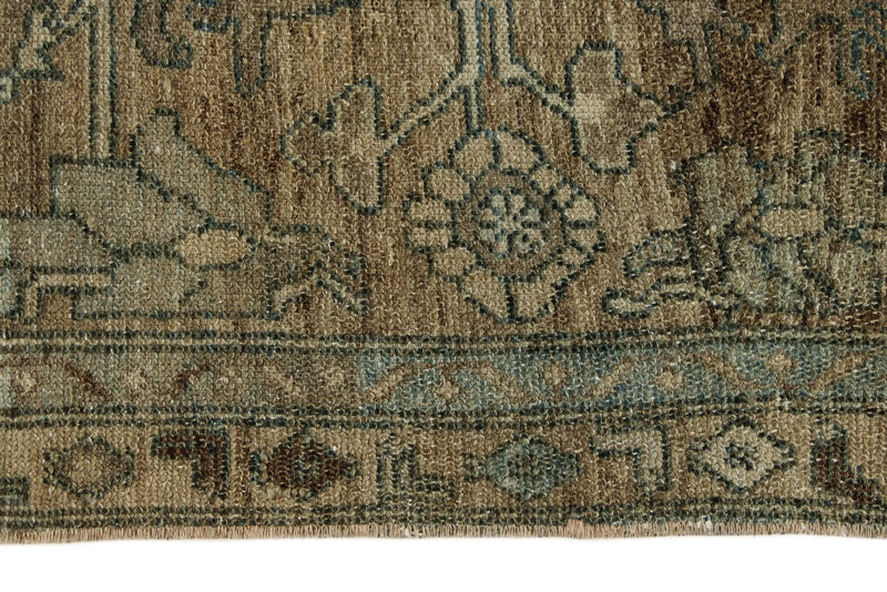 3x16 Brown and Ivory Persian Traditional Runner