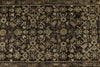 3x12 Brown and Ivory Persian Traditional Runner