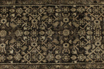 3x12 Brown and Ivory Persian Traditional Runner