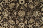 3x12 Brown and Ivory Persian Traditional Runner