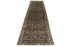 3x12 Brown and Ivory Persian Traditional Runner