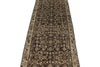 3x12 Brown and Ivory Persian Traditional Runner