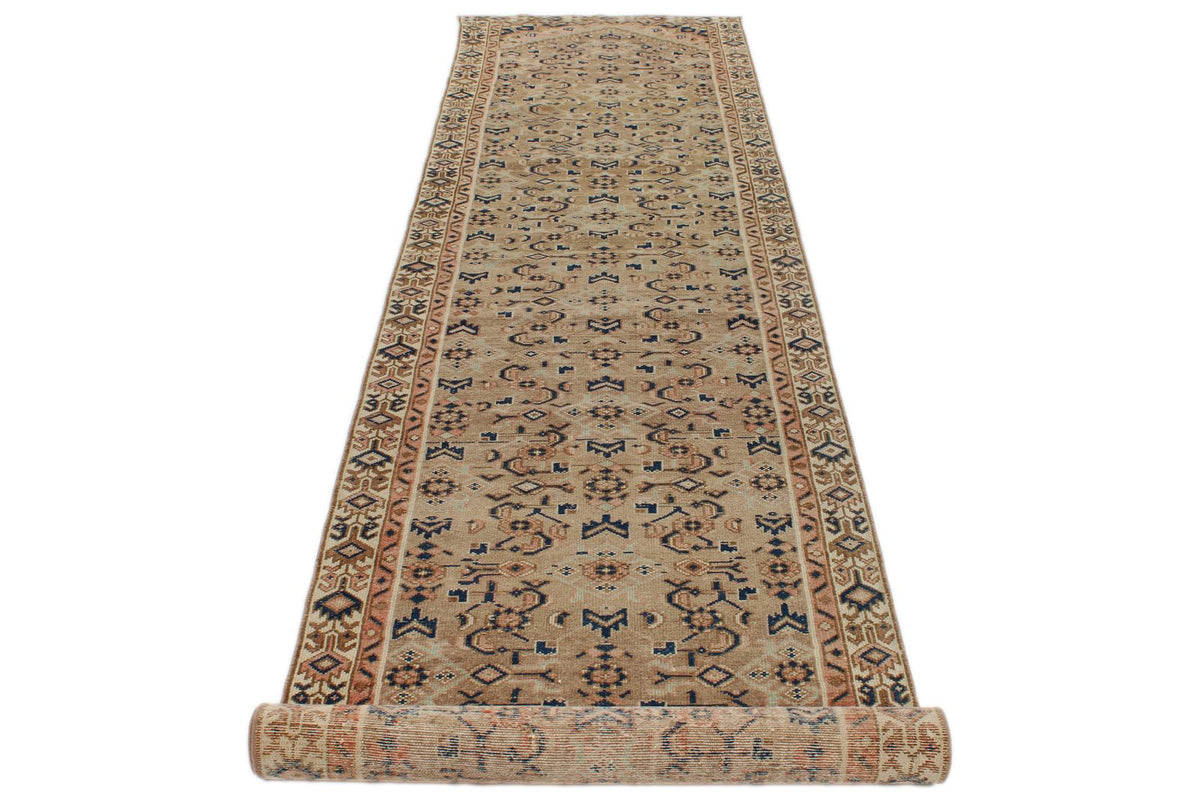 3x16 Beige and Ivory Persian Traditional Runner