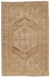 4x7 Ivory and Brown Persian Traditional Rug