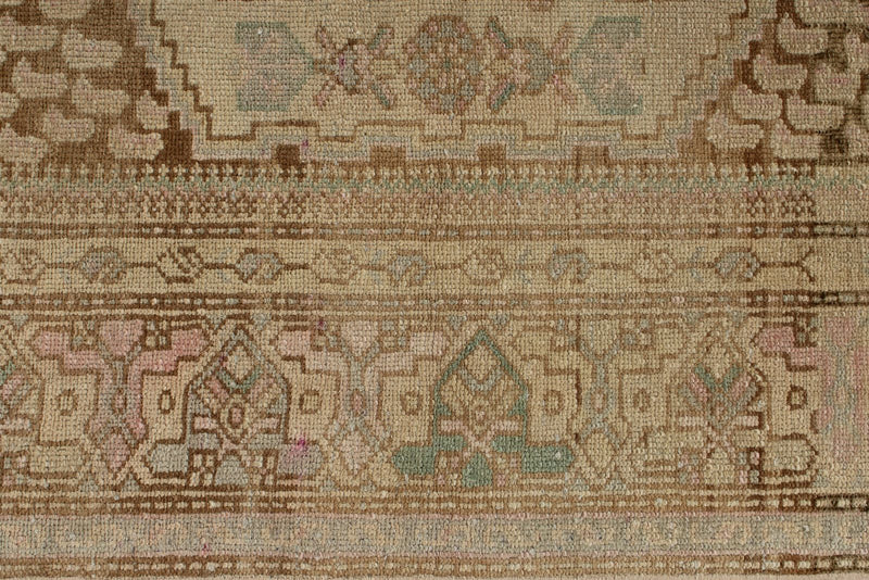 4x7 Ivory and Brown Persian Traditional Rug