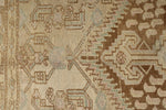 4x7 Ivory and Brown Persian Traditional Rug