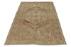 4x7 Ivory and Brown Persian Traditional Rug
