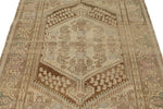 4x7 Ivory and Brown Persian Traditional Rug