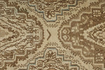 3x10 Ivory and Brown Persian Traditional Runner