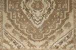 3x10 Ivory and Brown Persian Traditional Runner