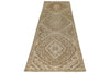 3x10 Ivory and Brown Persian Traditional Runner