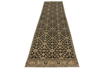 3x14 Ivory and Brown Persian Traditional Runner