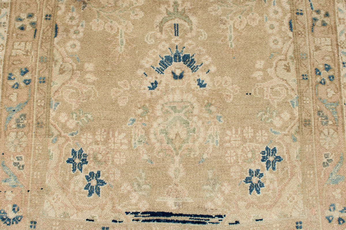 3x11 Blue and Brown Persian Traditional Runner
