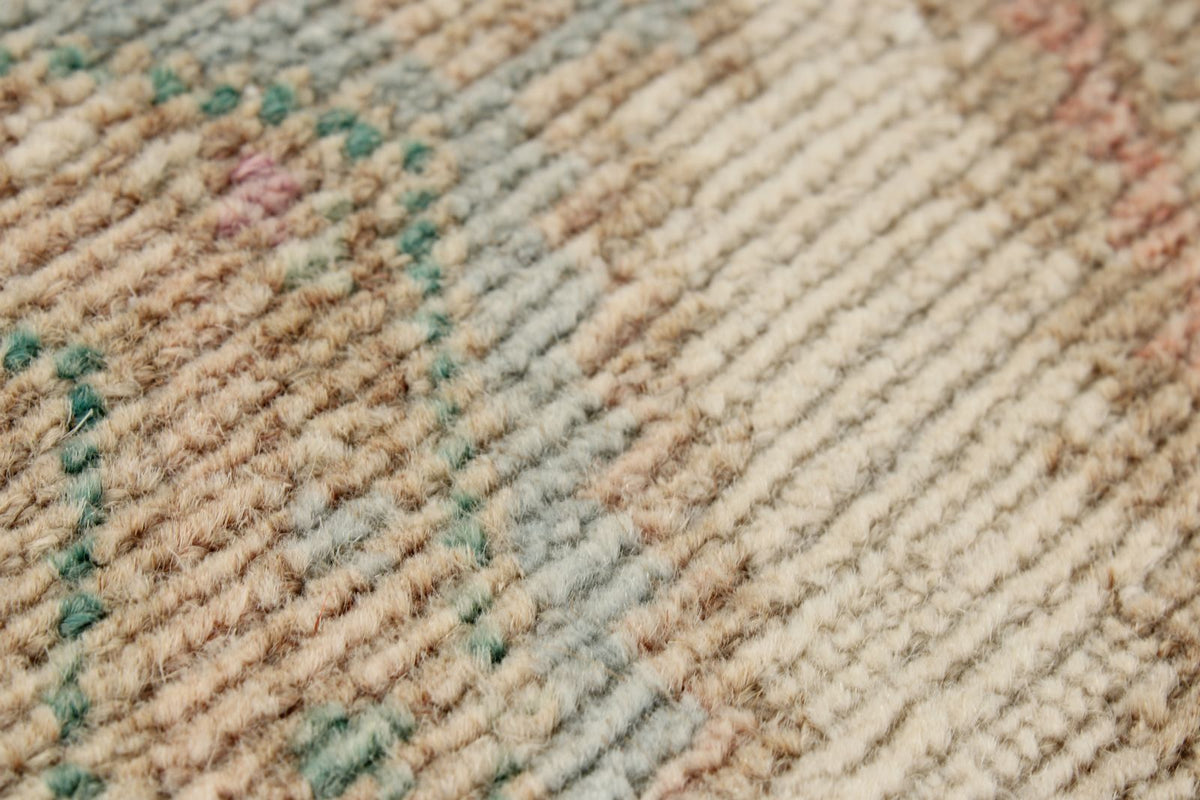 3x10 Ivory and Brown Persian Traditional Runner