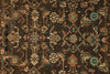 3x12 Brown and Ivory Persian Runner