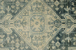 4x7 Gray and Ivory Persian Rug