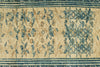 3x9 Light Brown and Light Blue Turkish Oushak Runner