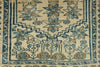 3x9 Light Brown and Light Blue Turkish Oushak Runner