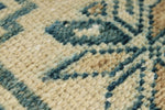 3x9 Light Brown and Light Blue Persian Runner